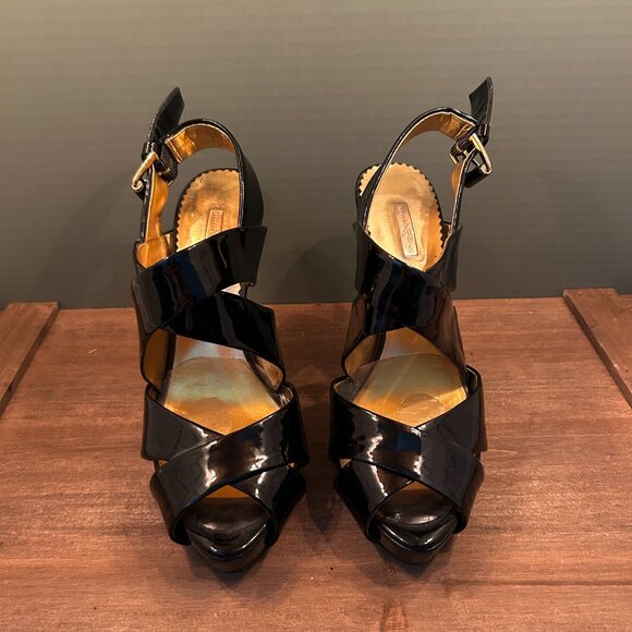 Report Signature Womens Black Slingback 5" Stiletto Heels Size 8.5 - Picture 2 of 8